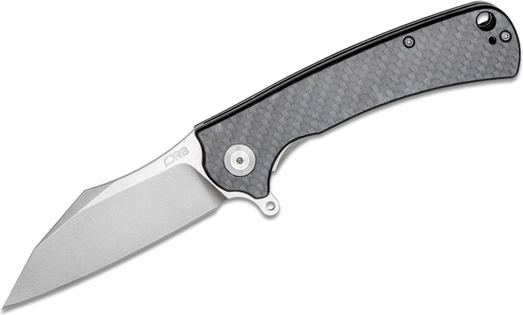 Cuțit de buzunar CJRB Talla Carbon Fiber, gri, fibră de carbon, 8,7 cm
