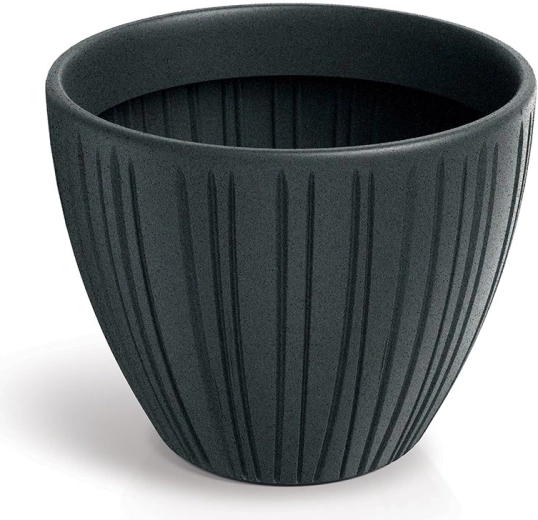 Ghiveci din plastic Fero Round 40 cm plumb