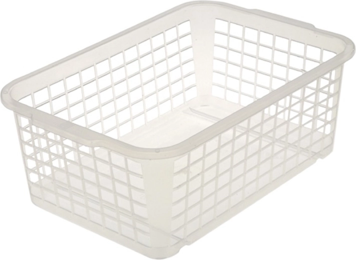Coșuleț din plastic mini 30 × 20 × 11 cm, transparent