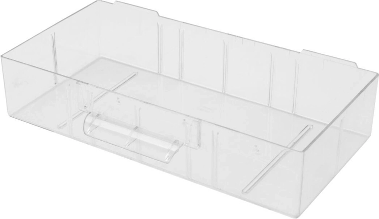 Cutie mare din plastic L 27,6 × 13,6 × 5,7 cm pentru dulapuri organizatoare MARS și TOKOZ