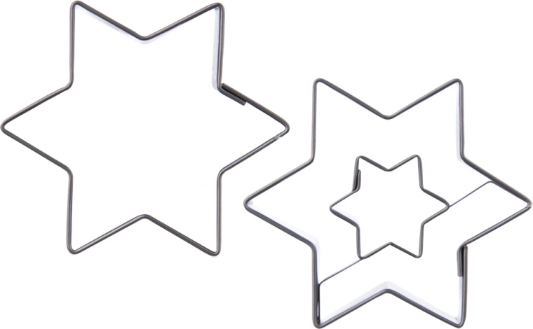 Forme de decupat pentru fursecuri Orion, în formă de stea, 6,3 cm - 2 buc.