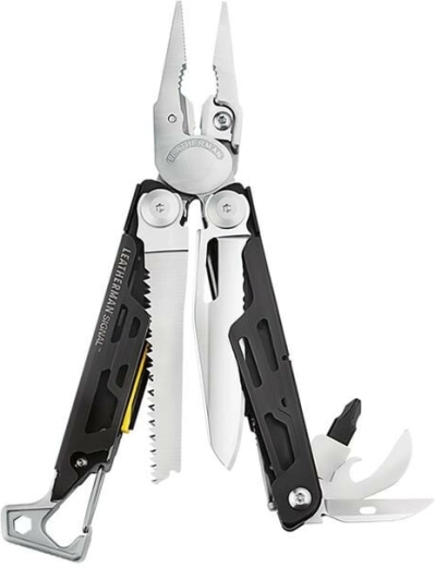 Leatherman Signal unealtă multifuncțională, 19 funcții, negru‑argintiu