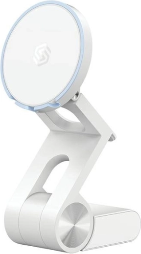 Suport și stand magnetic 3‑în‑1 pentru iMac și MacBook cu MagSafe – alb