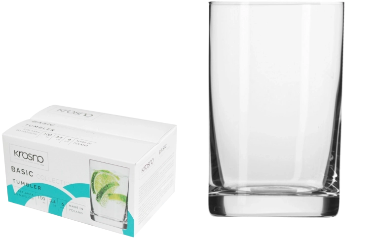 Set de pahare Krosno Basic 100 ml – 6 buc