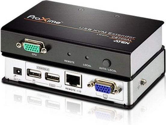 Prelungitor KVM USB VGA prin Cat 5 - 1 bucată