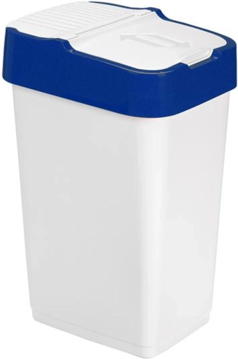 coș de gunoi din plastic cu capac basculant HEIDRUN 18 l