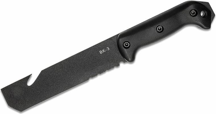 KA-BAR Becker Tac Tool cuțit tactic 17,5 cm, negru, Zytel, teacă