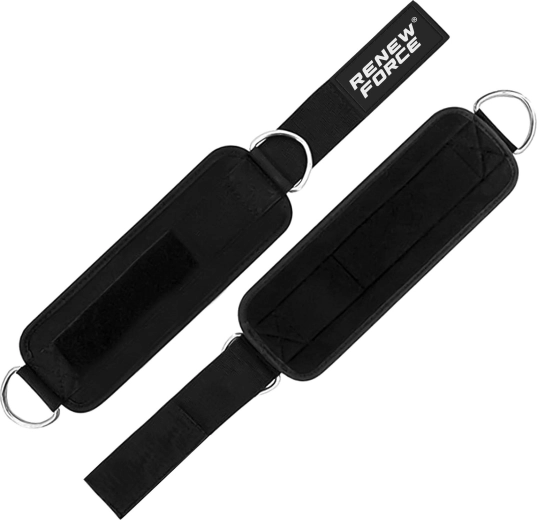 Set de curele pentru gleznă pentru scripete cu 2 carabiniere