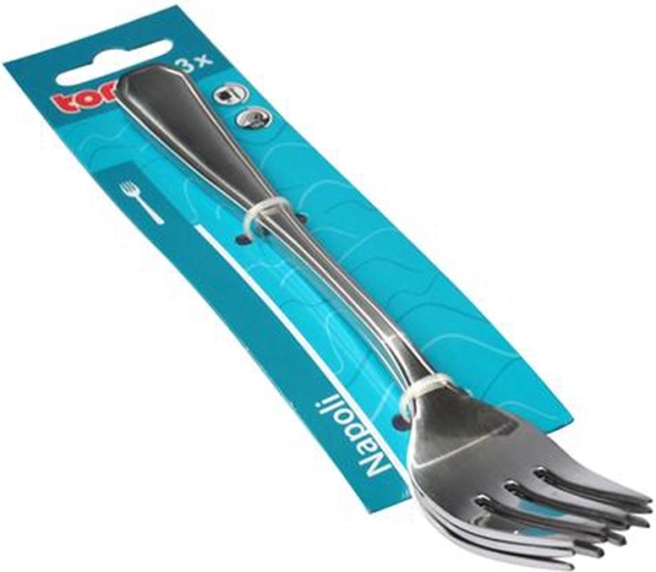 Furculiță de masă din inox TORO Napoli, set 3 buc