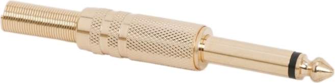 Mufă Jack mono de 6,3 mm, placată cu aur