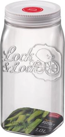 Recipient alimentar LOCKnLOCK Square 1 l cu capac înșurubabil