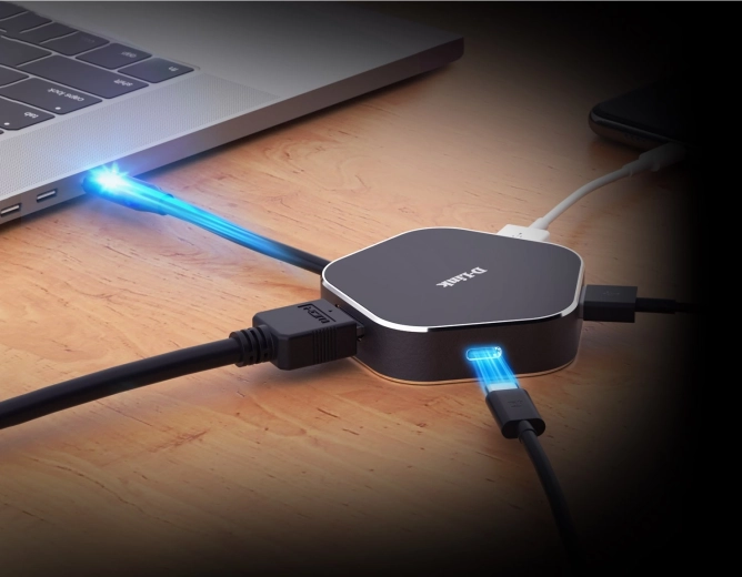 Adaptor multiport D-Link USB-C cu HDMI