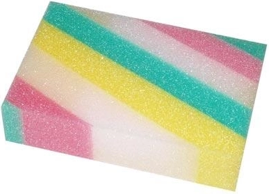 Burete de baie Curcubeu 14 × 9 × 3,5 cm