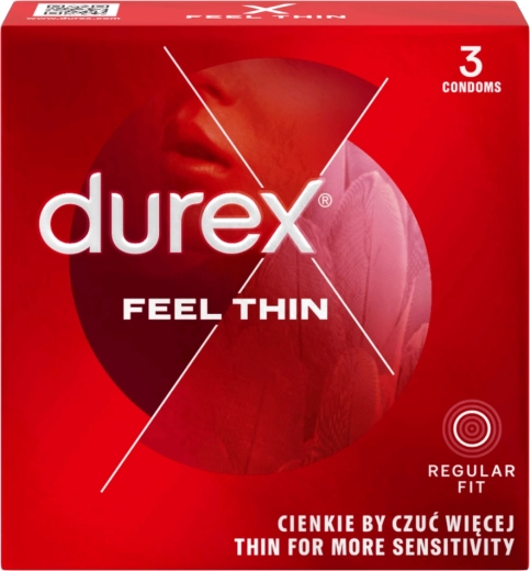 Prezervative Durex Feel Thin 3 buc