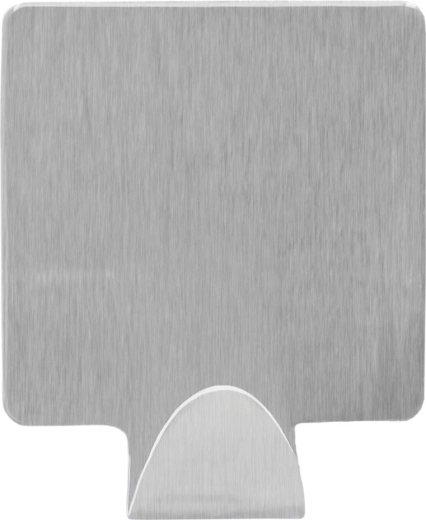 Cârlig pătrat autoadeziv din oțel inoxidabil, set 3 buc.