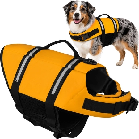 Vestă de salvare/flotabilitate Purlov pentru câine, mărimea L (10–20 kg)