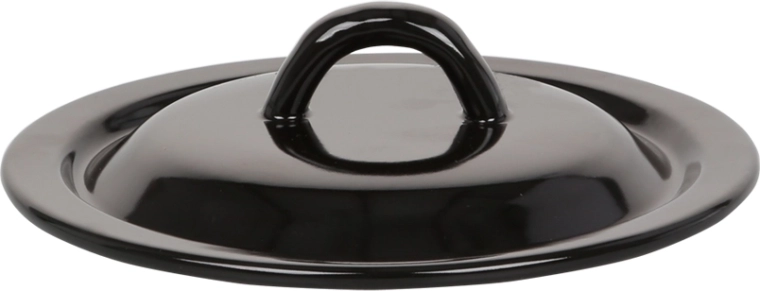 Capac emailat 22 cm negru Silesia Rybnik