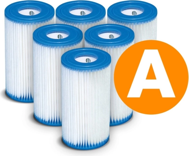 Set de filtre din hârtie pentru pompa de filtrare Tip A (6 buc) INTEX