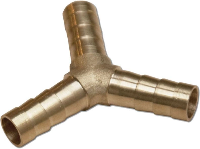 Racord în Y din alamă pentru furtunuri 8 mm