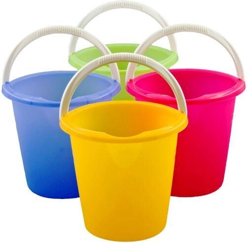 Găleată cu cioc de turnare 10 l – mix de culori