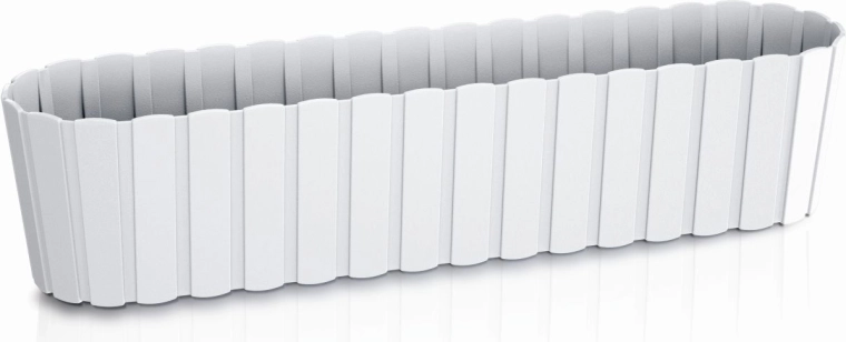 Ghiveci dreptunghiular BOARDEE CASE 58,7 cm alb