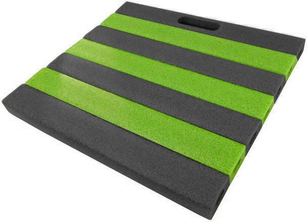 Saltea pentru îngenuncheat din spumă EPE 35 × 30 × 3 cm, gri‑verde