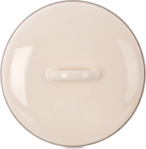 Capac emailat crem 19 cm