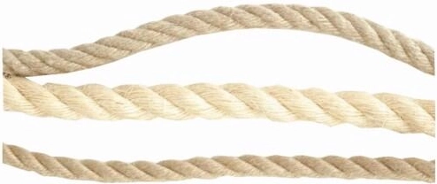Frânghie naturală răsucită cu polipropilenă 30 mm 20 m
