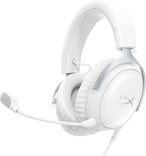 Căști de gaming HyperX Cloud III albe