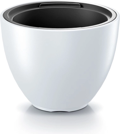 Ghiveci cu inserție 56,9 cm alb