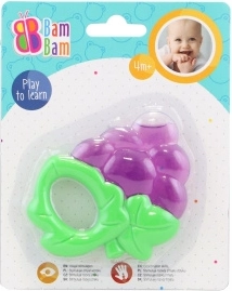 BAM BAM Jucărie de dentiție strugure