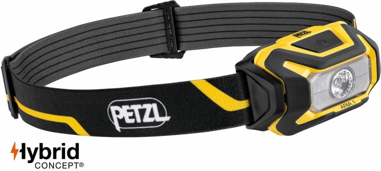 Frontala Petzl Aria 1 negru‑galben