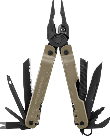 Leatherman Super Tool 300M coyote tan unealtă multifuncțională 18 funcții