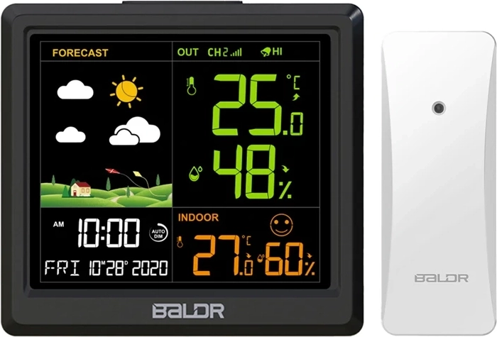 Stație meteo Baldrtherm cu senzor exterior