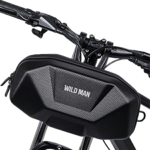 Geantă de cadru pentru bicicletă Wildman X9, 3,5 l, neagră