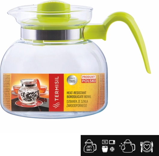 Carafă din sticlă termorezistentă Termisil Maja 1,5 l