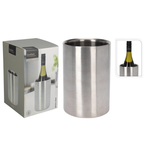 Găleată frigorifică dublu‑perete pentru vin EXCELLENT HOUSEWARE din oțel inoxidabil