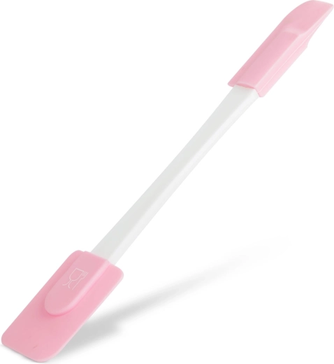 Spatulă din silicon cu două fețe – Roz
