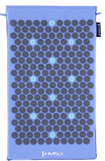 Saltea acupresură pentru masaj și relaxare, albastră