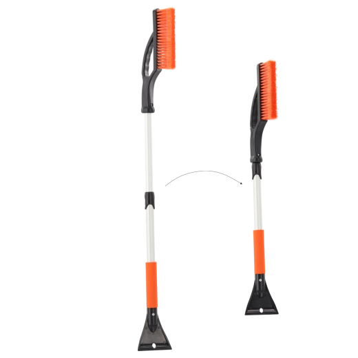 Racletă telescopică cu perie pentru zăpadă 82–106 cm