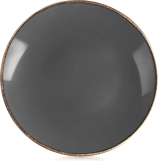 Farfurie de desert din ceramică gri Glaze 20,5 cm
