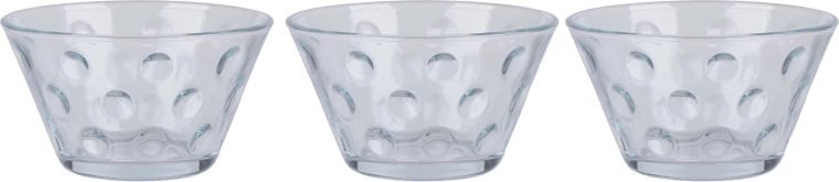 Set de boluri din sticlă Mirel 300 ml, 3 buc