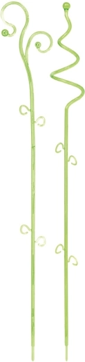 Suport pentru orhidee Decor I, verde transparent, 58,5 cm