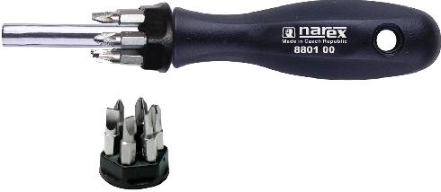 Șurubelniță magnetică cu set de 12 capete