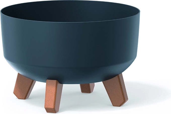 Ghiveci pe picioare Gracia Low 23,5 cm antracit