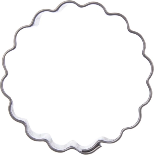 Decupator din inox – cerc cu margine ondulată