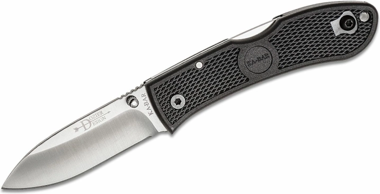 Cuțit de buzunar KA-BAR Dozier Hunter, negru, 7,5 cm