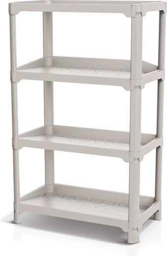 Raft pentru pantofi NUBBY RACK maro deschis - 1 bucată
