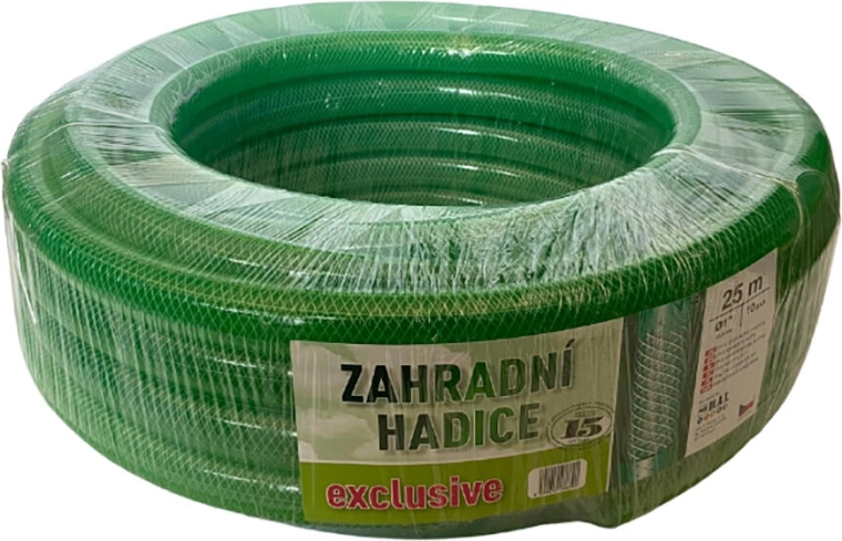 Furtun de grădină 1" verde transparent 25 m