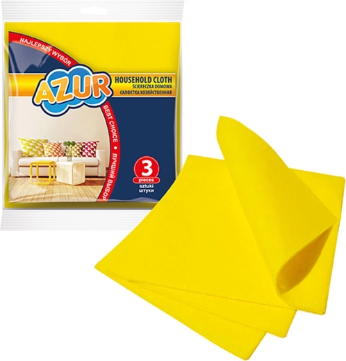 Lavete AZUR din vâscoză 35 × 30 cm, 3 buc
